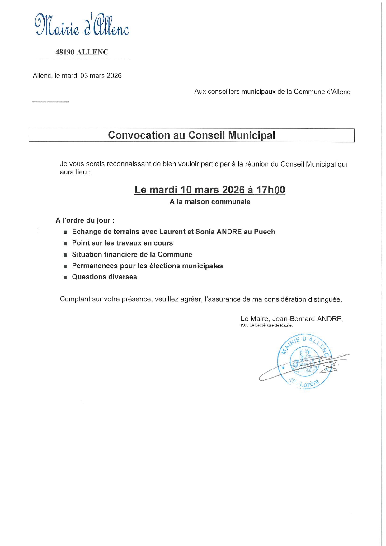 convocation CM 20251126 page 0001